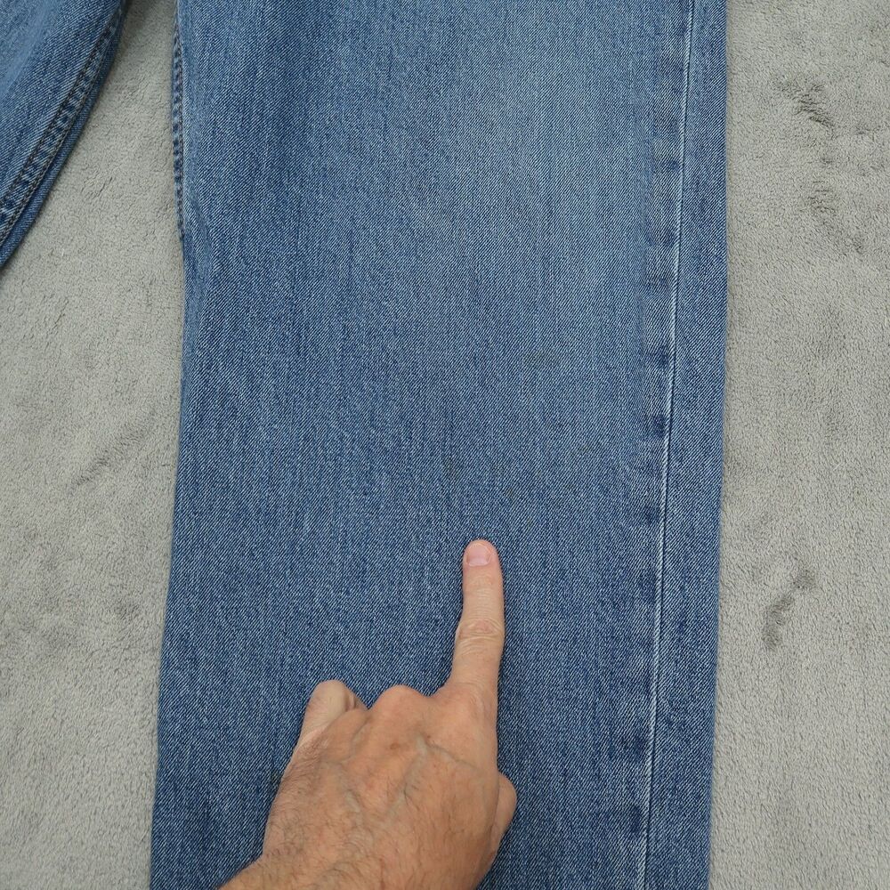 Levi's 550 Jeans Mens Size 40x30 (38x30 Actual) Blue Relaxed Tapered Denim - Picture 2 of 16
